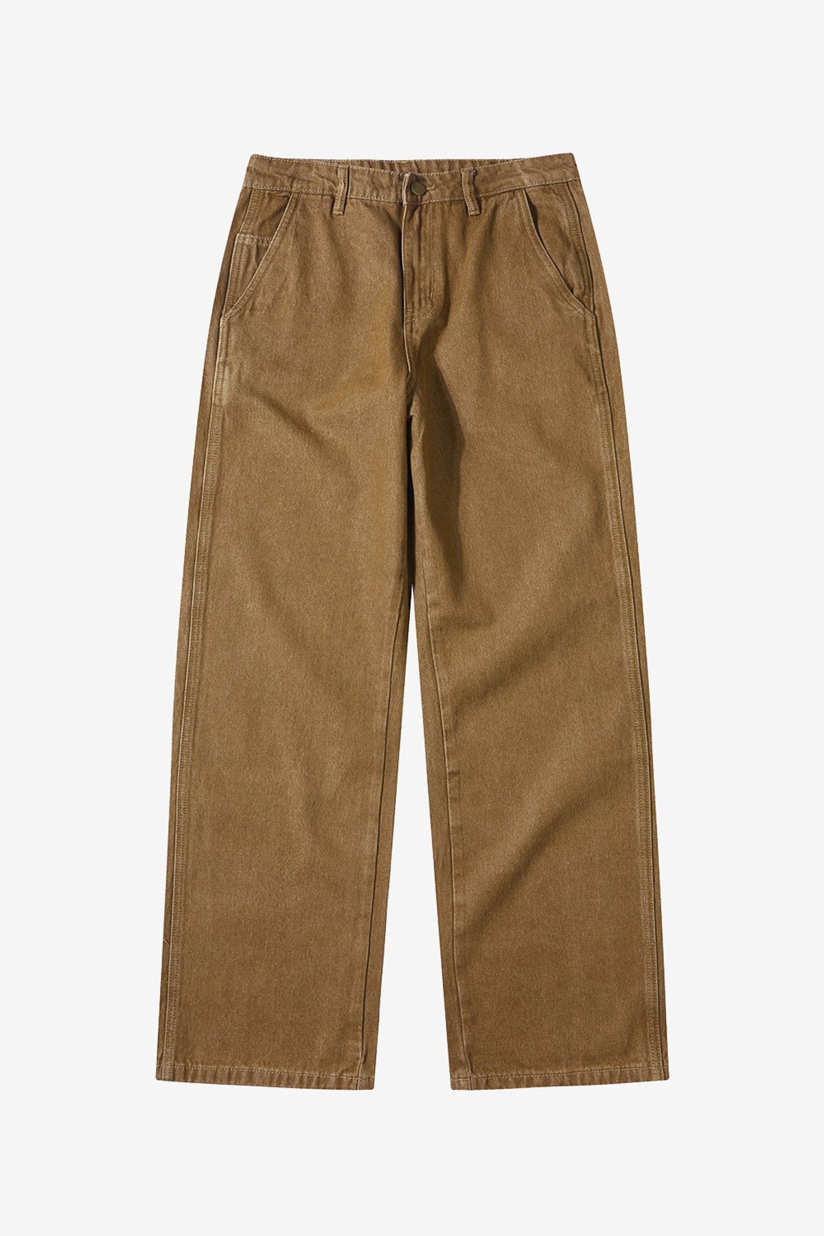 르몽생미셸(LE MONT ST MICHEL) POLINO - Denim Pants_Brown