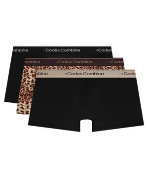 레오파드 인 블랙 드로즈 3PACK