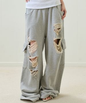 EL DAMAGE COLORING TRAINING PANTS(GRAY)