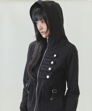 EL PIRATE HOOD ZIP UP(BLACK)