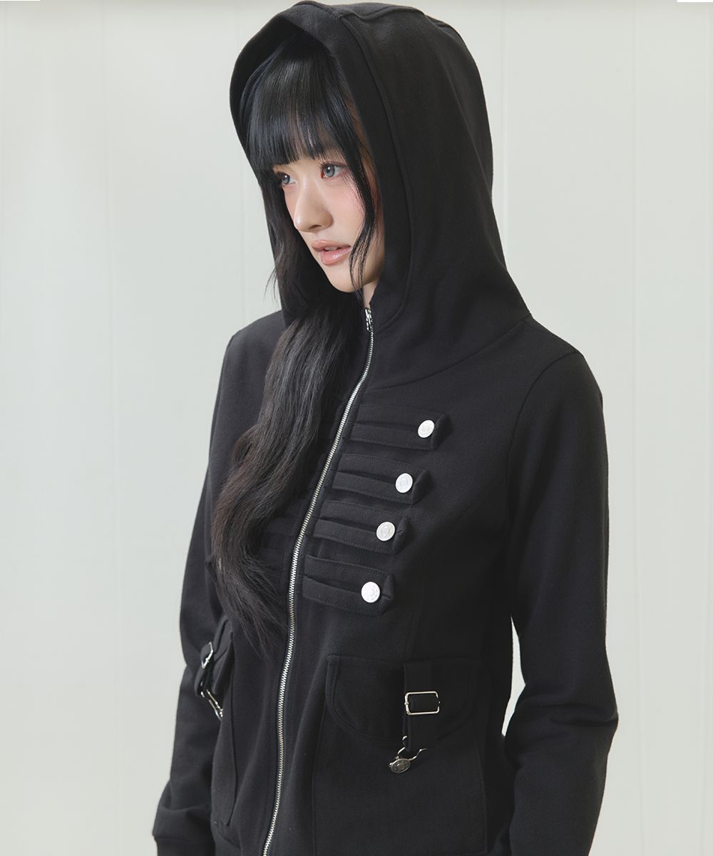 トップス LUVISTRUE EL PIRATE HOOD ZIP UP(BLACK) MUSINSA公式 | LUVISTRUE EL PIRATE HOOD ZIP UP(BLACK)