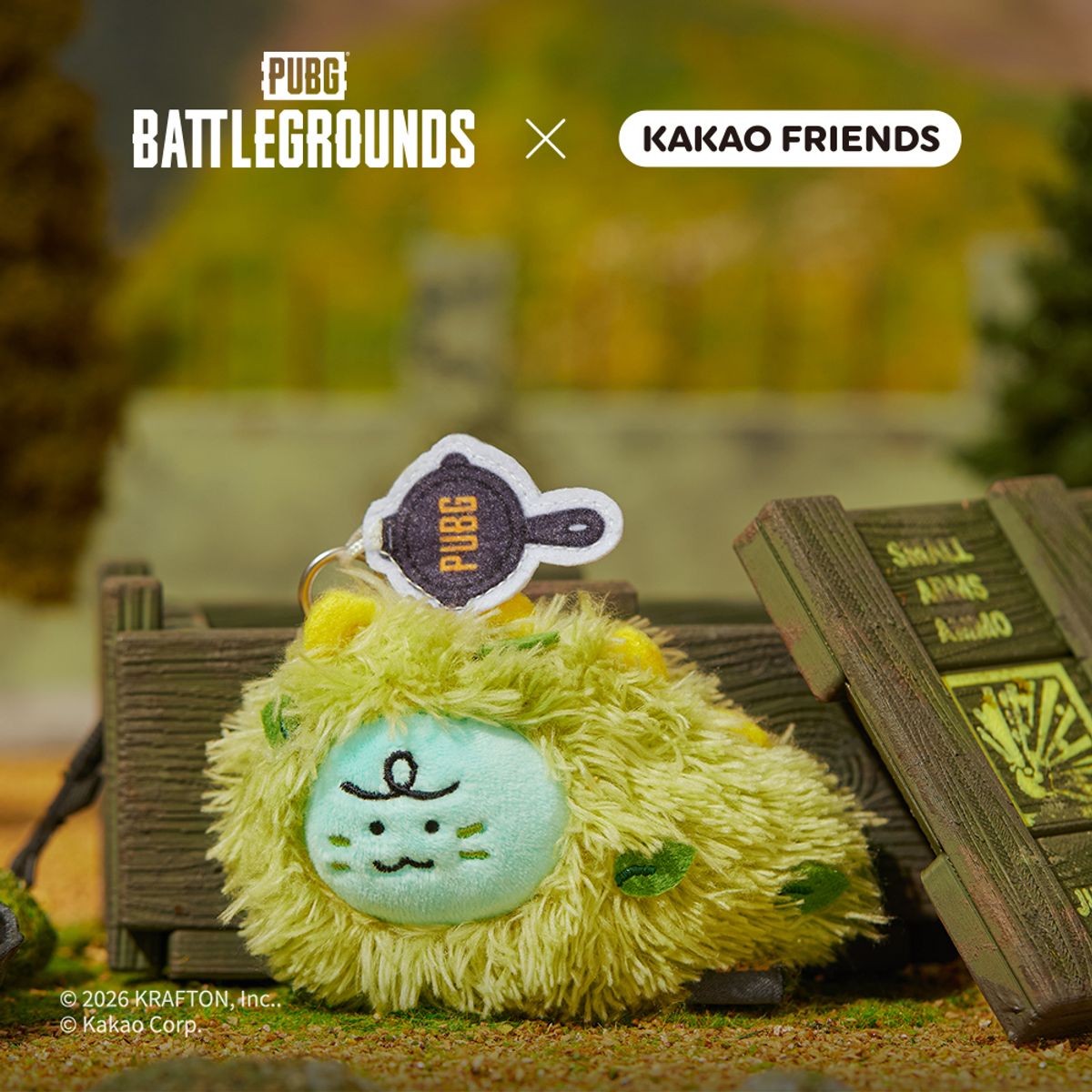 카카오프렌즈(KAKAO FRIENDS) 배틀그라운드X카카오프렌즈 키링인형_죠르디