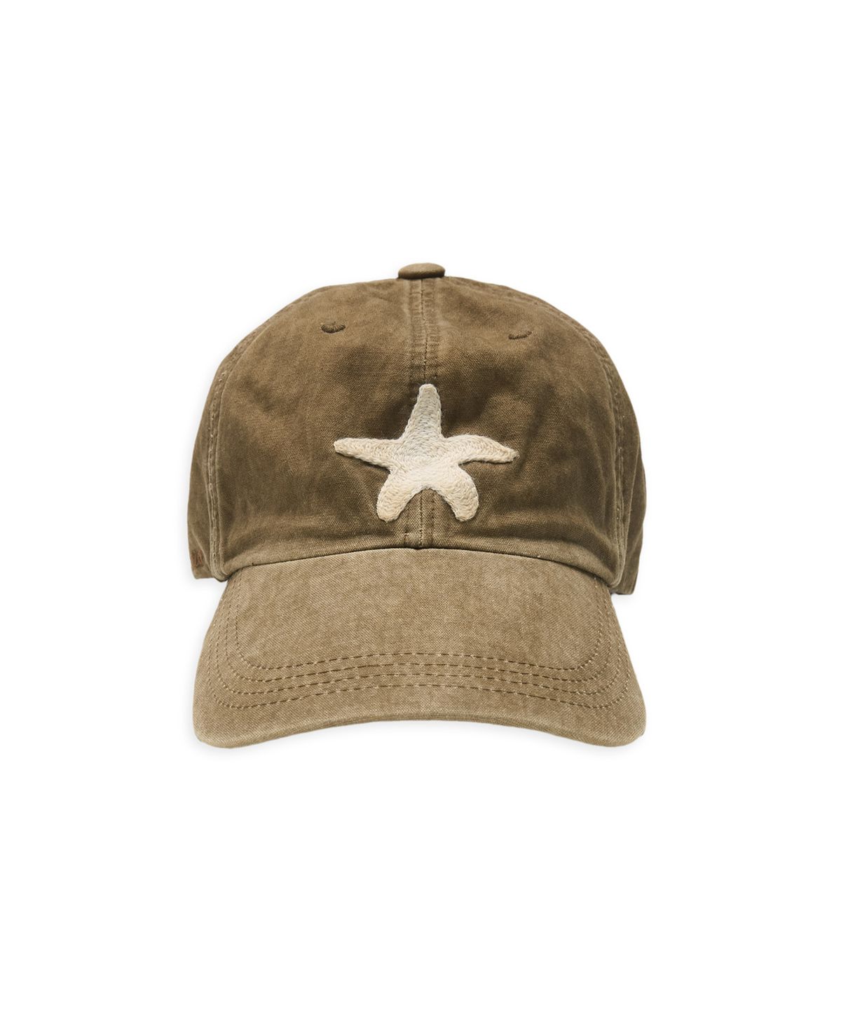 투위드(TUEWID) Starfish wrinkled ball cap in caramel