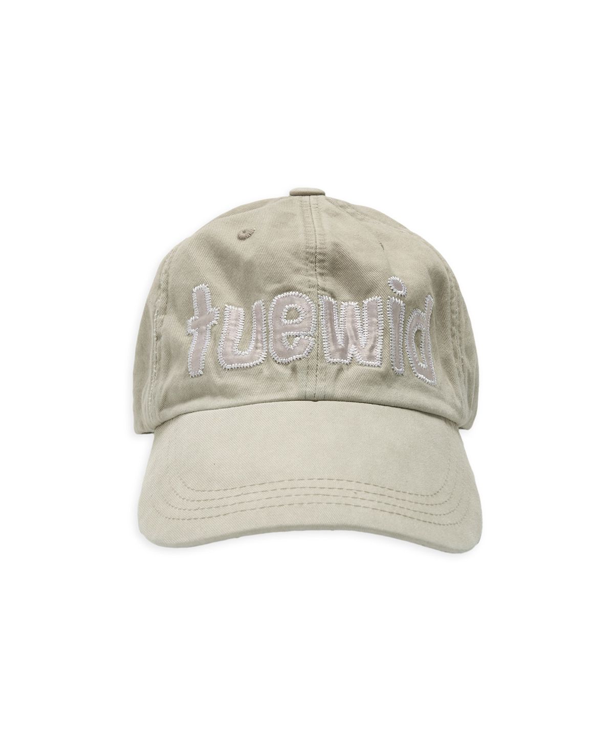 투위드(TUEWID) TUEWID logo patch work wrinkled ball cap in pink