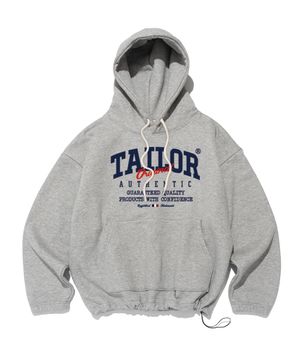 오리지날 어센틱 스트링 후드티셔츠 (그레이)