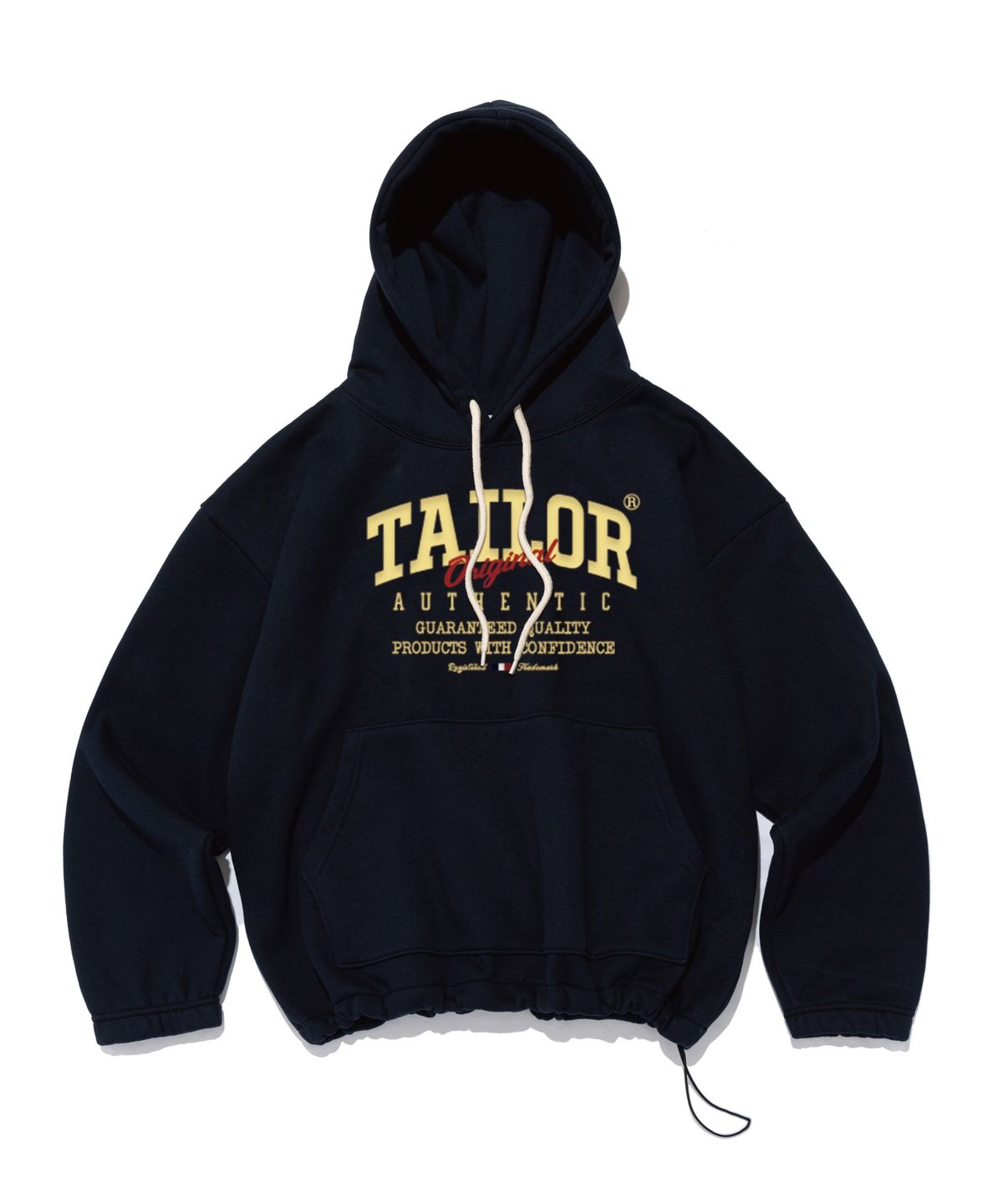 테일러 스튜디오(TAILOR STUDIO) [기모/NO기모] 오리지날 어센틱 스트링 후드티셔츠 (네이비)