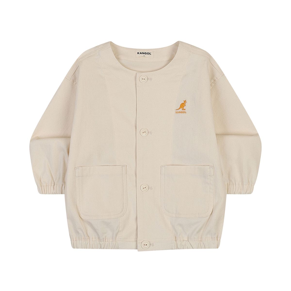 캉골키즈(KANGOL KIDS) [베이비] 우븐 점퍼 SA 0D02 아이보리