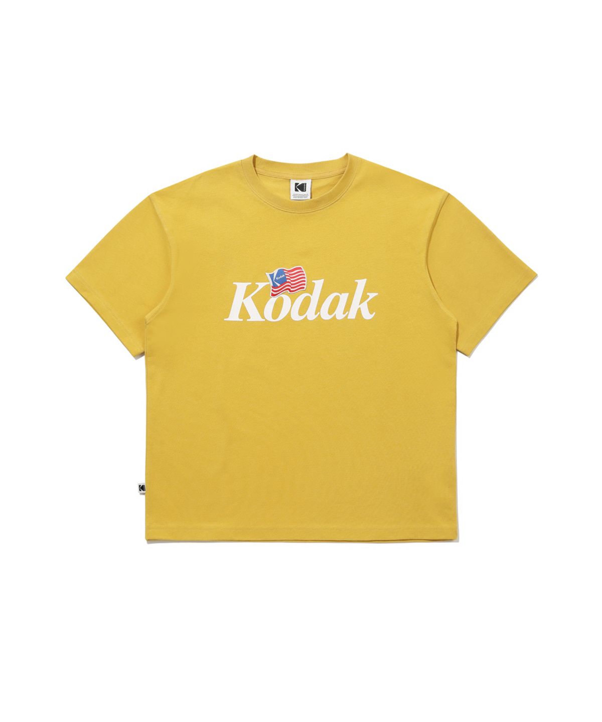 코닥(KODAK) 골드모먼트 로고 반팔 티셔츠 YELLOW