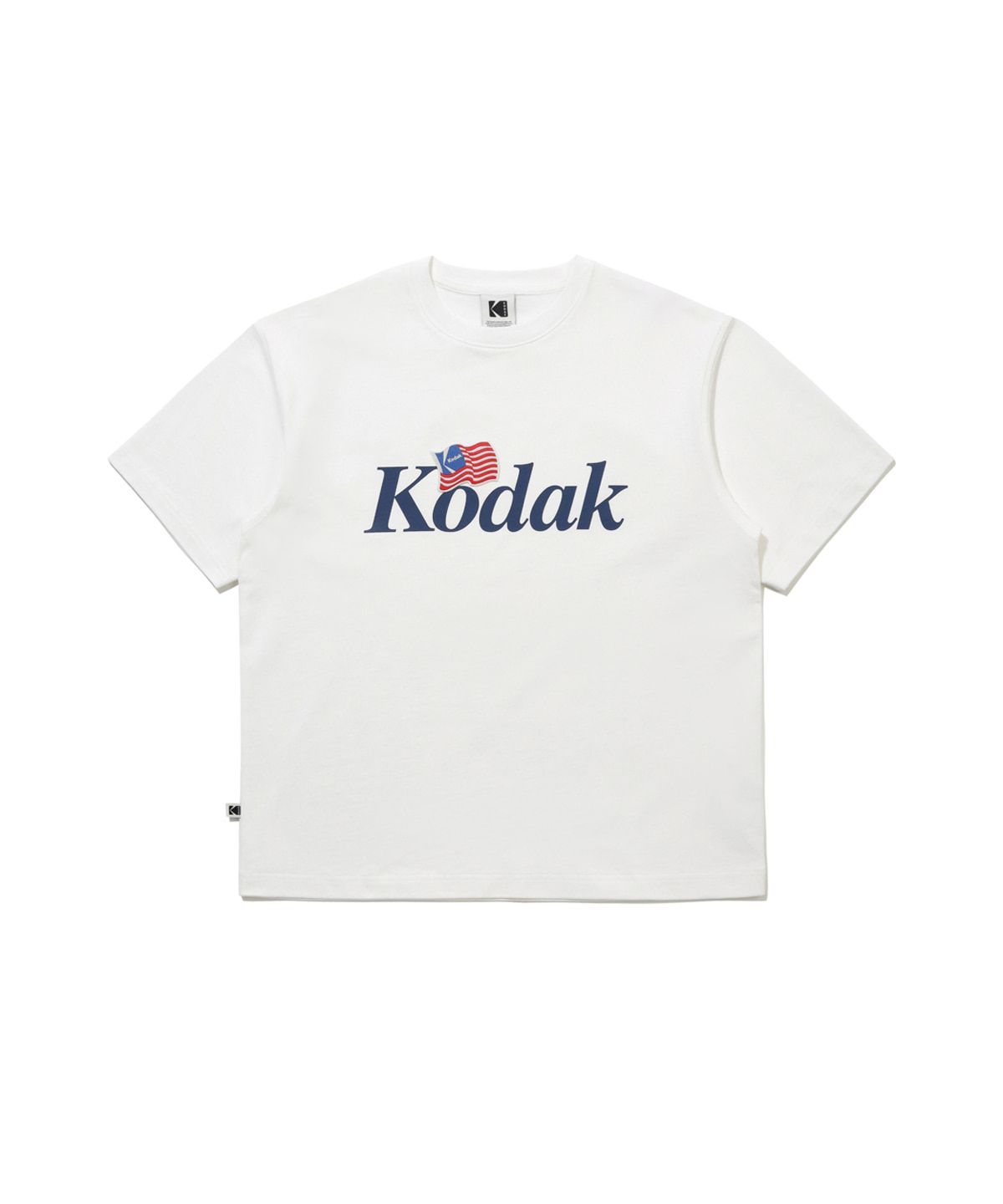 코닥(KODAK) 골드모먼트 로고 반팔 티셔츠 WHITE