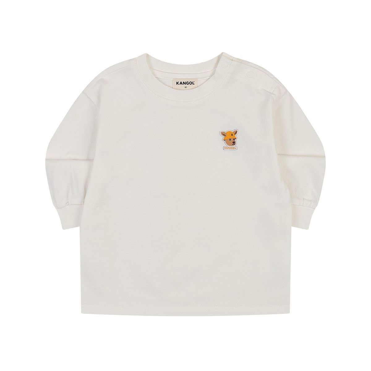 캉골키즈(KANGOL KIDS) [베이비] 루 심볼 베이직 티셔츠 SA 0C05 아이보리