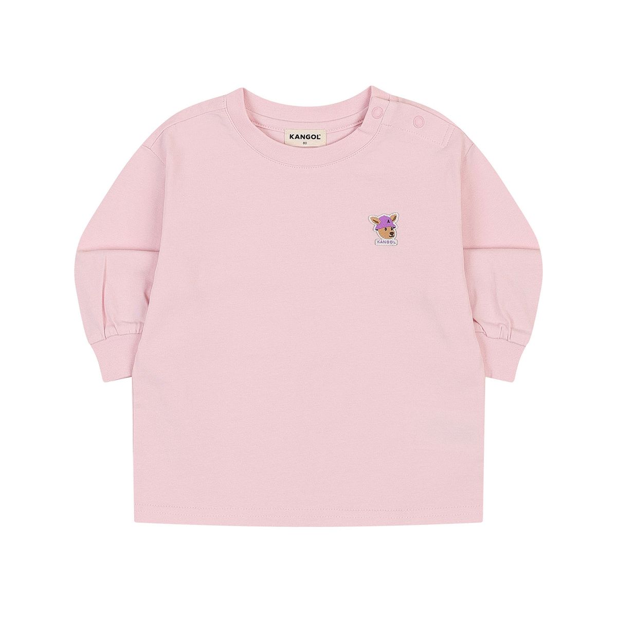 캉골키즈(KANGOL KIDS) [베이비] 루 심볼 베이직 티셔츠 SA 0C05 핑크