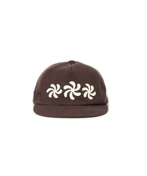 SPIRAL 5PANNEL CAP BROWN