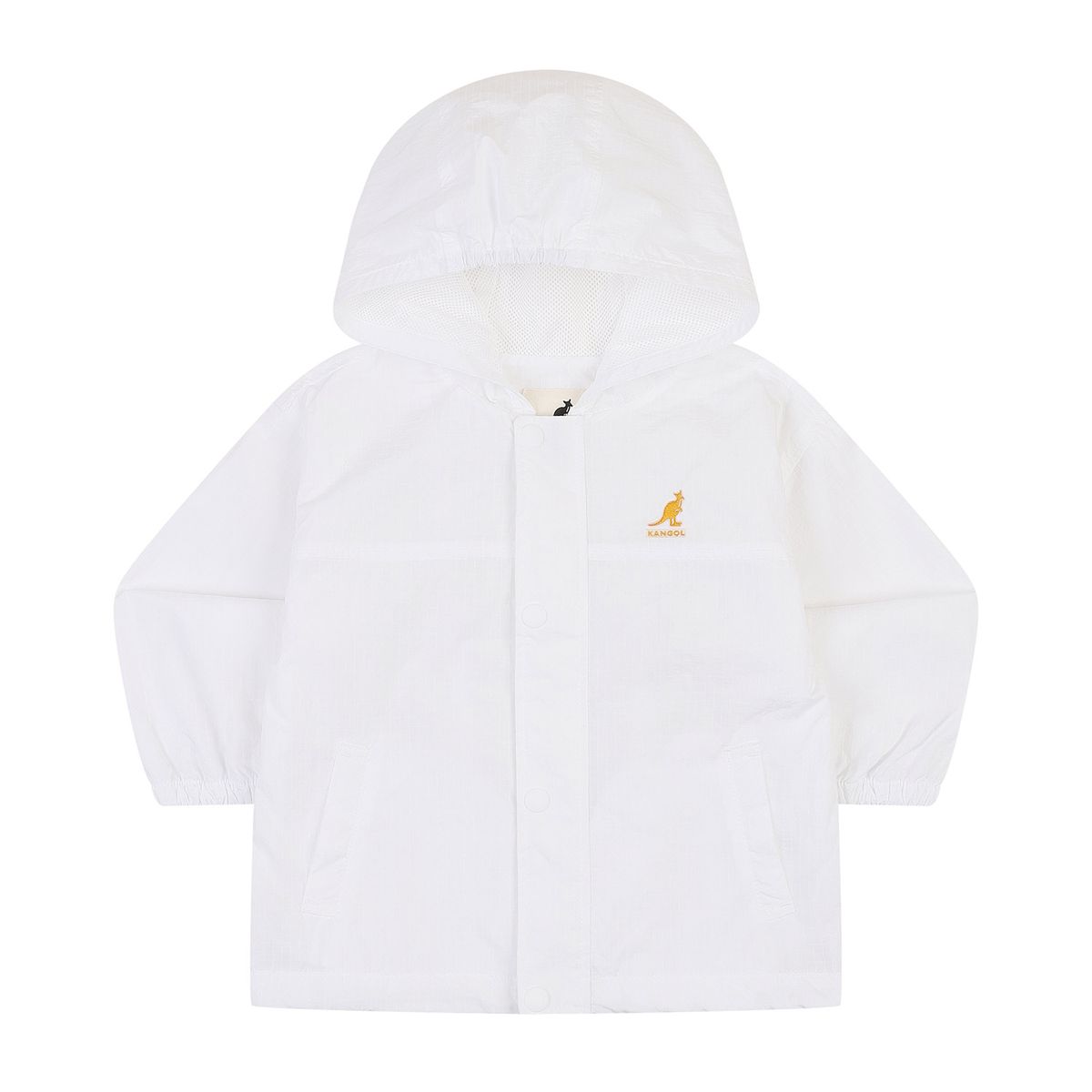 캉골키즈(KANGOL KIDS) [베이비] 나일론 립스탑 점퍼 SA 0D07 화이트