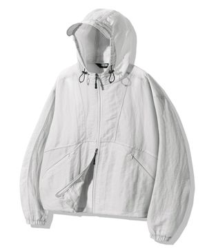 2WAY 라이트 시어 후디 윈드브레이커_라이트 그레이