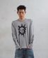Heart skull long sleeve Gray