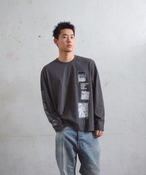 Frame archive long sleeve Charcoal