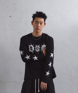 3spot long sleeve Black