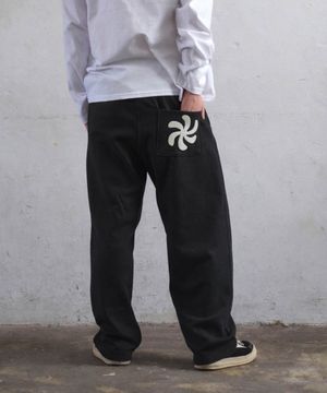 SPIRAL One Tuck Sweat Pants BLACK