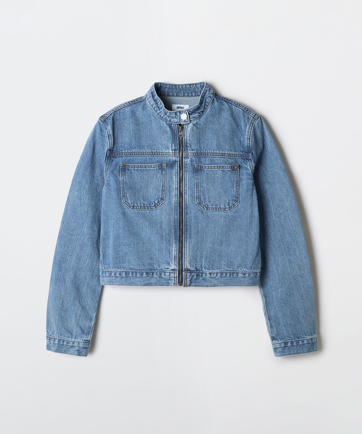스파오(SPAO) 데님 집업 재킷_SPJEG23G02