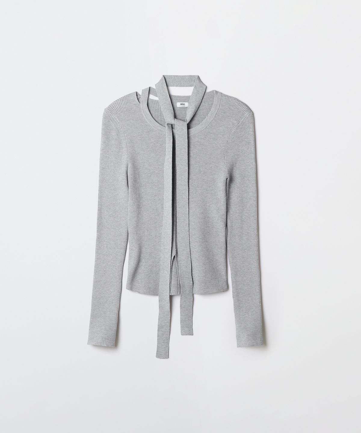 스파오(SPAO) [소프트얀] 타이 슬림 니트_SPKWG23G02