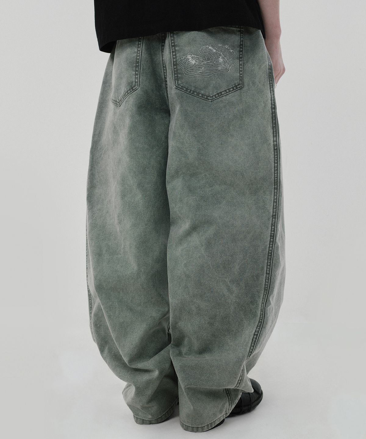스웨이드(SUADE) CONTOUR POCKET DENIM [WASHING GRAY]
