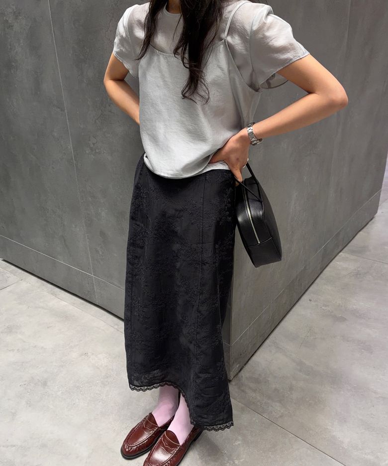 Laurel lace skirt