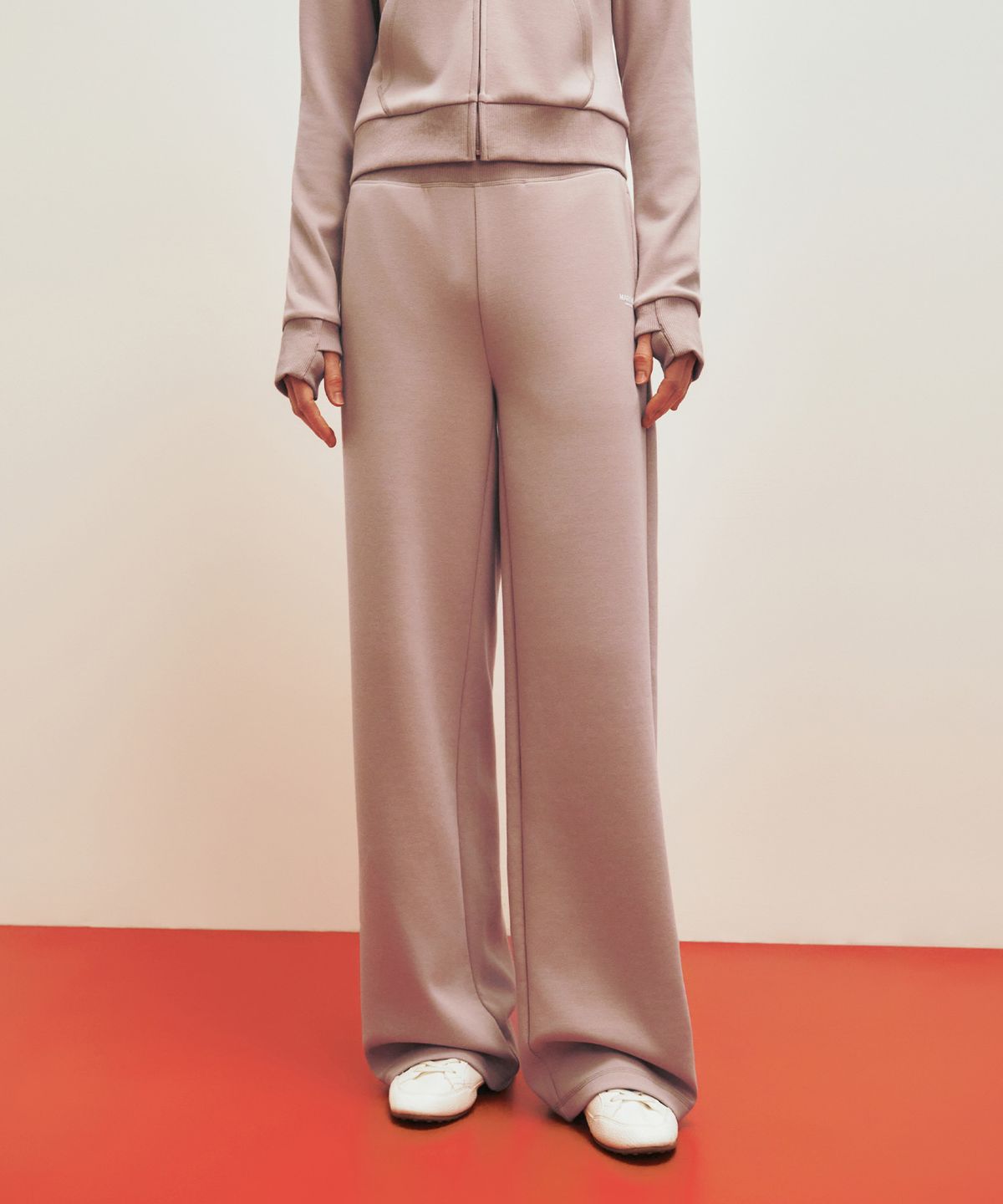 마리떼 스포츠(MARITHÉ SPORT) MARITHE SPORT W SWEAT PANTS dark pink