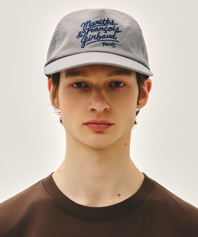 DRAWING LOGO 5PANEL CAP gray