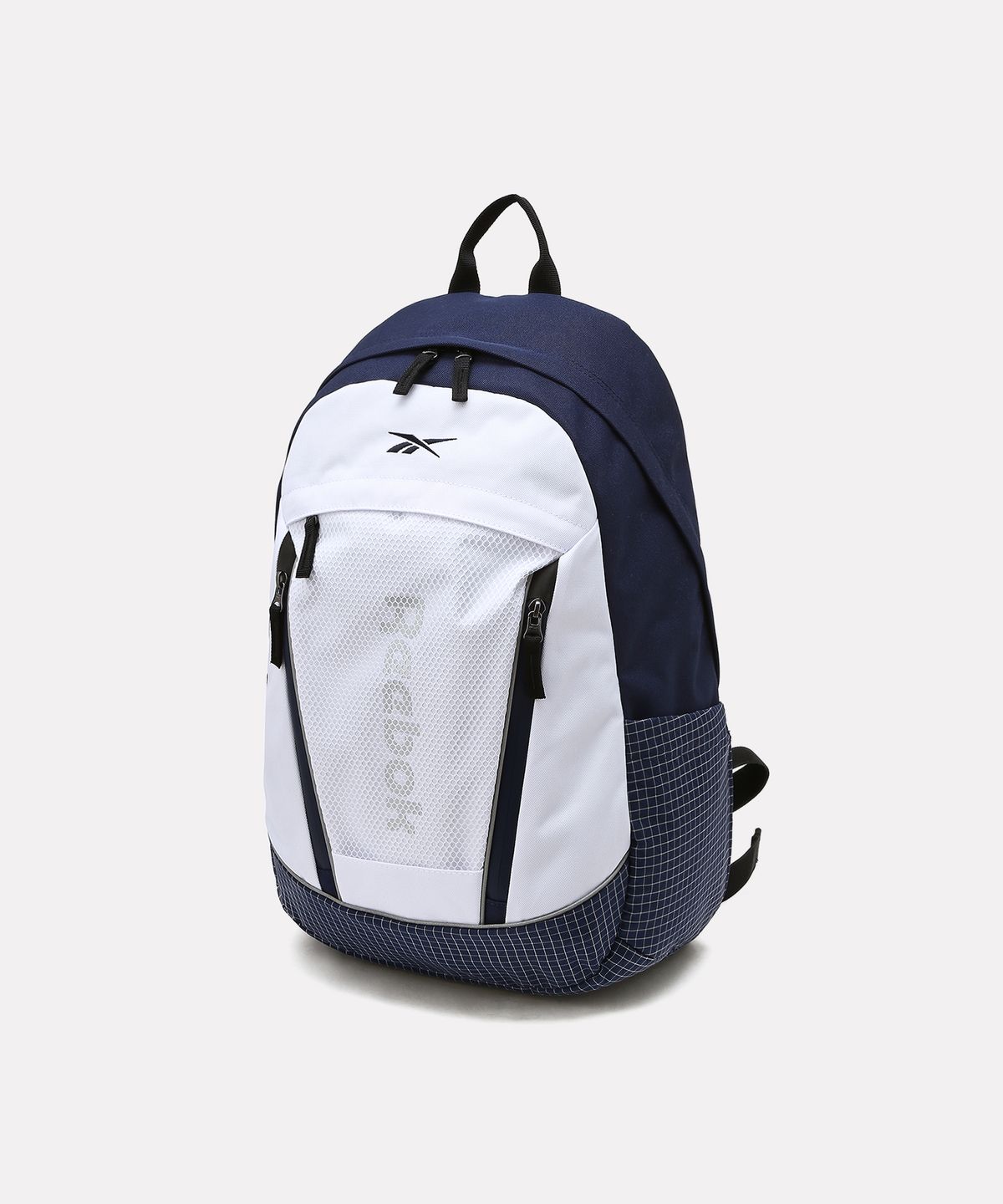 리복(REEBOK) 메쉬 프론트짚 슈 백팩 - 네이비