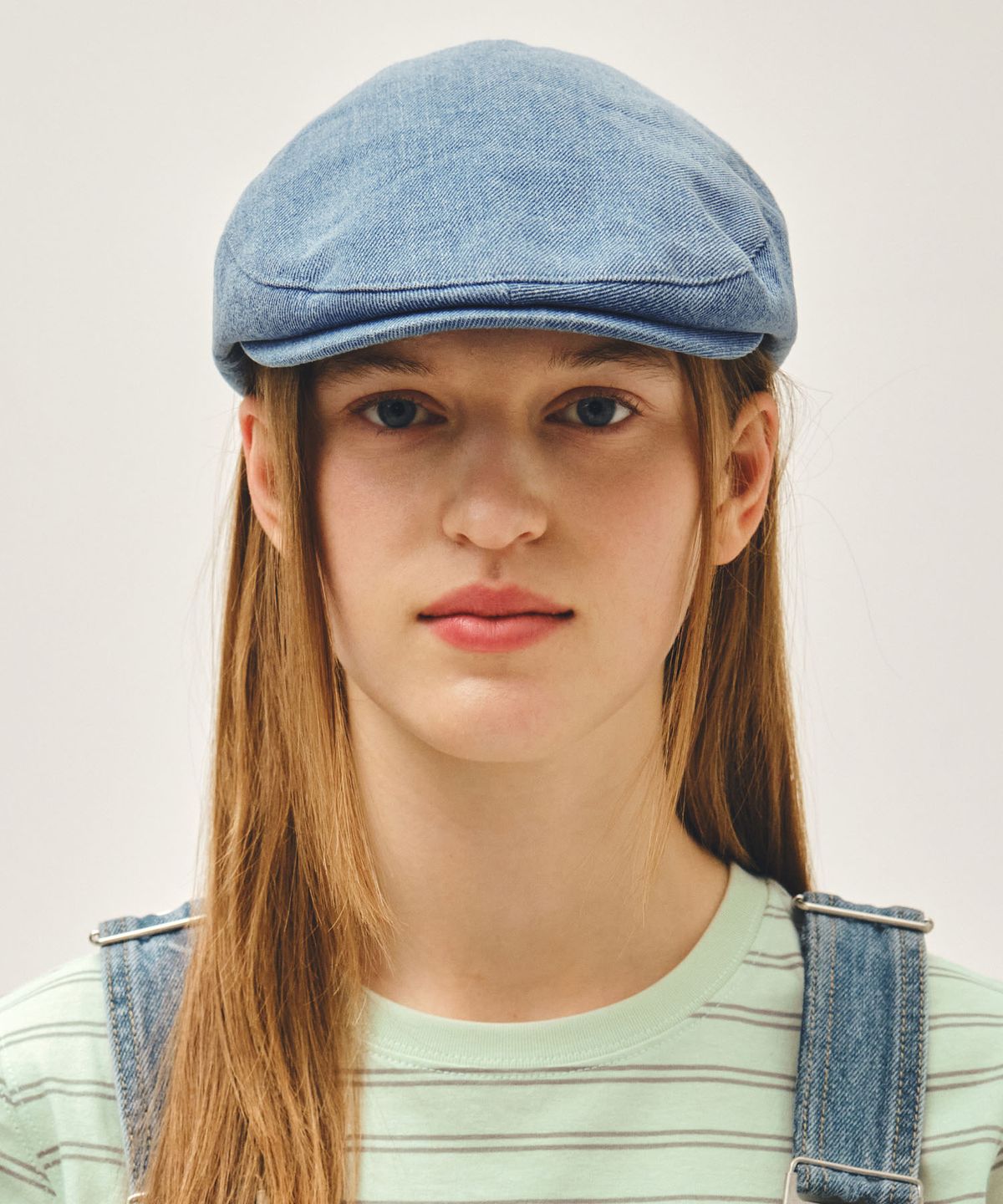 마리떼 프랑소와 저버(MARITHÉ + FRANҪOIS GIRBAUD) CIRCLE LOGO HUNTING CAP blue