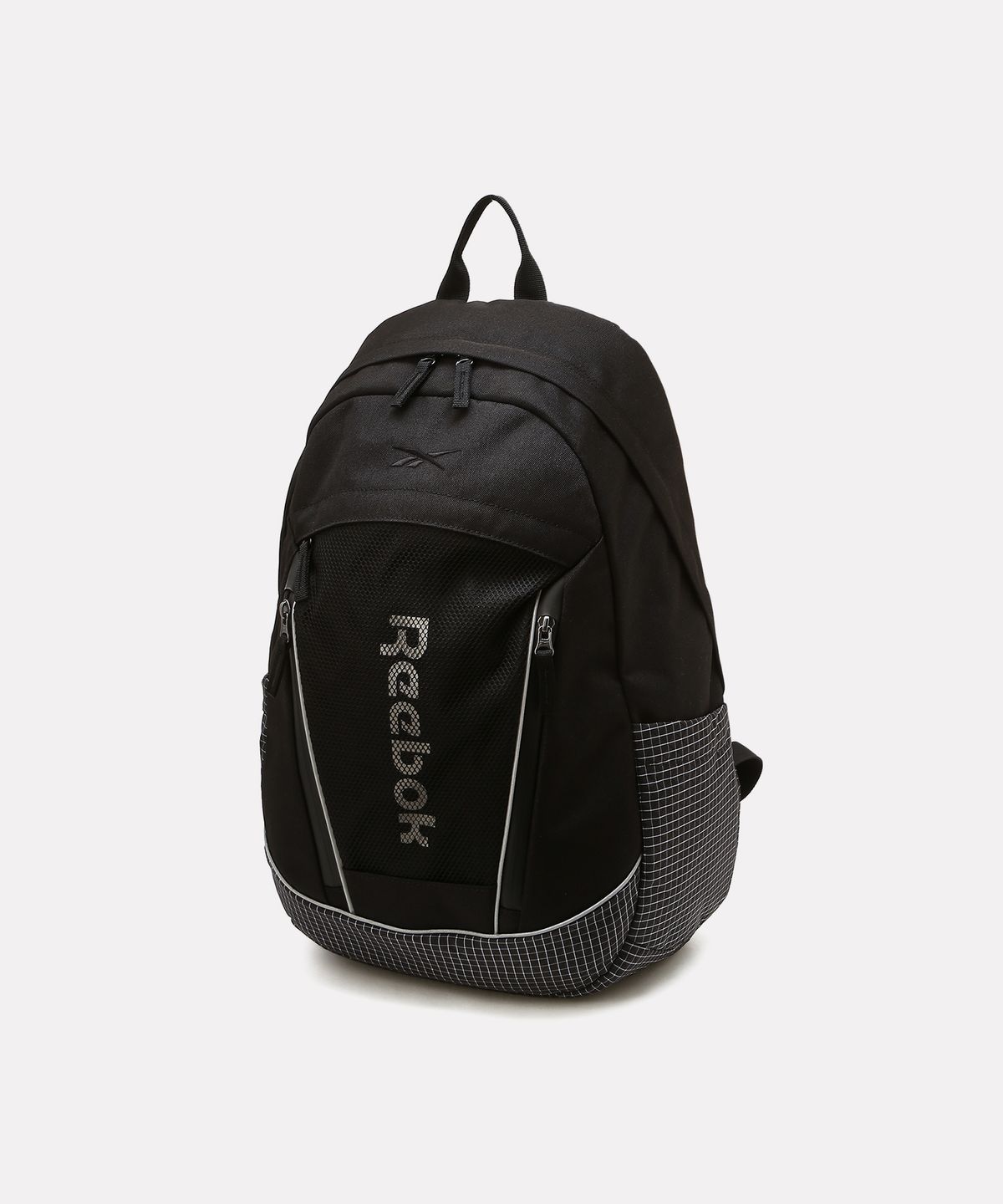리복(REEBOK) 메쉬 프론트짚 슈 백팩 - 블랙