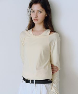 Lazy layered t-shirt set