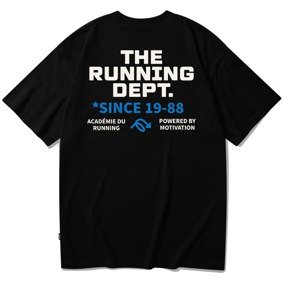 스플래시코드(SPLASHCODE) 반팔 티셔츠 블랙 - 런닝 디파트(The Running Dept)
