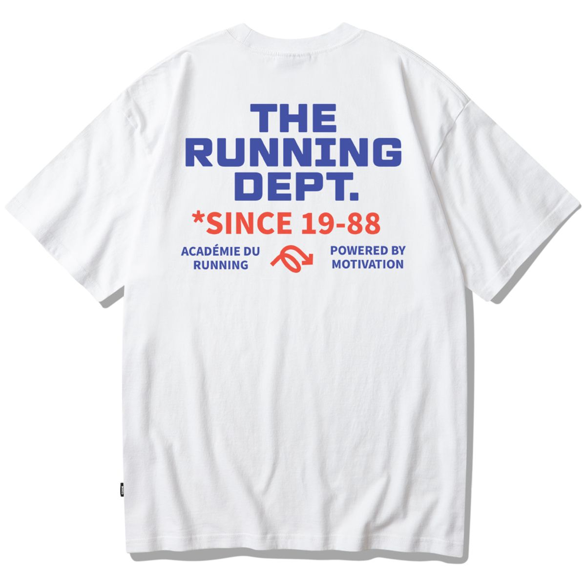 스플래시코드(SPLASHCODE) 반팔 티셔츠 화이트 - 런닝 디파트(The Running Dept)