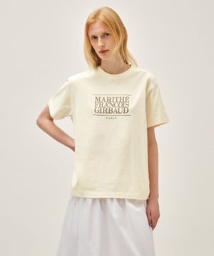 CLASSIC LOGO TEE cream