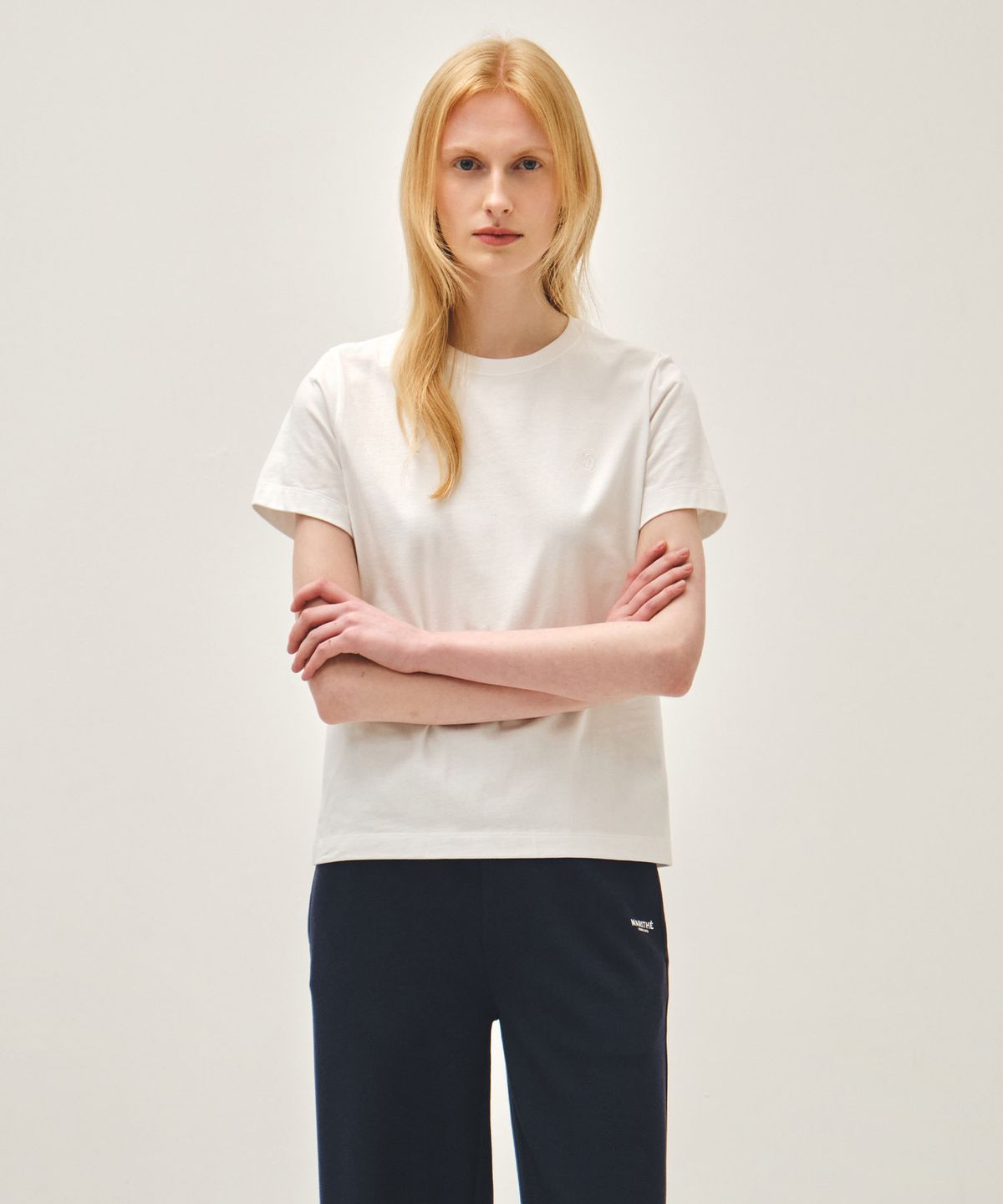 마리떼 프랑소와 저버(MARITHÉ + FRANҪOIS GIRBAUD) W 3PACK CIRCLE LOGO TEE white