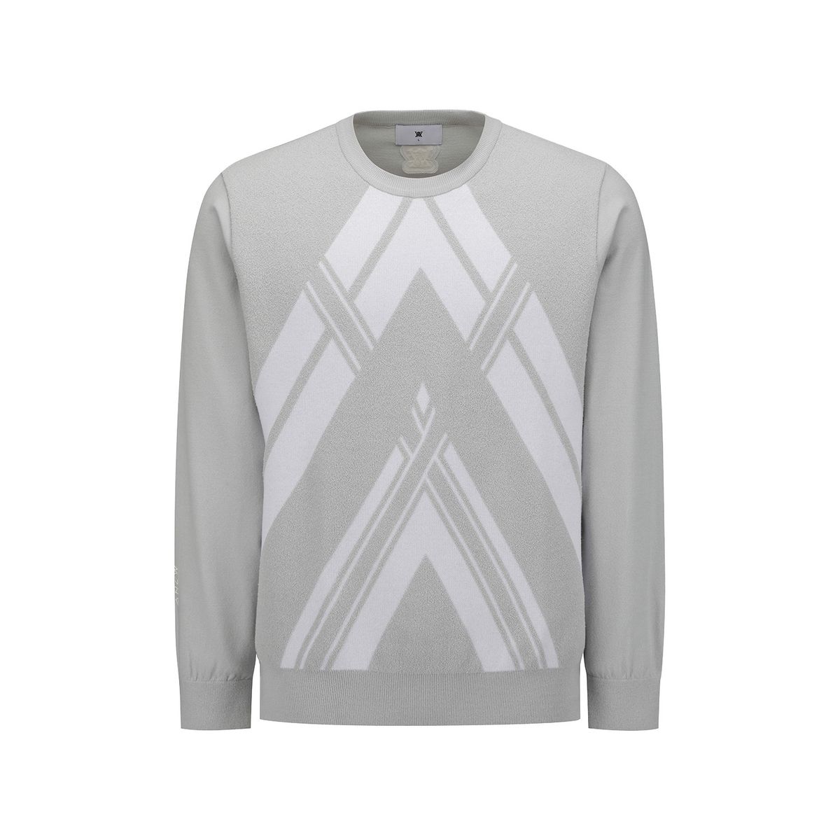 어뉴골프(ANEW GOLF) MEN LINE POINT ROUND SWEATER_LG