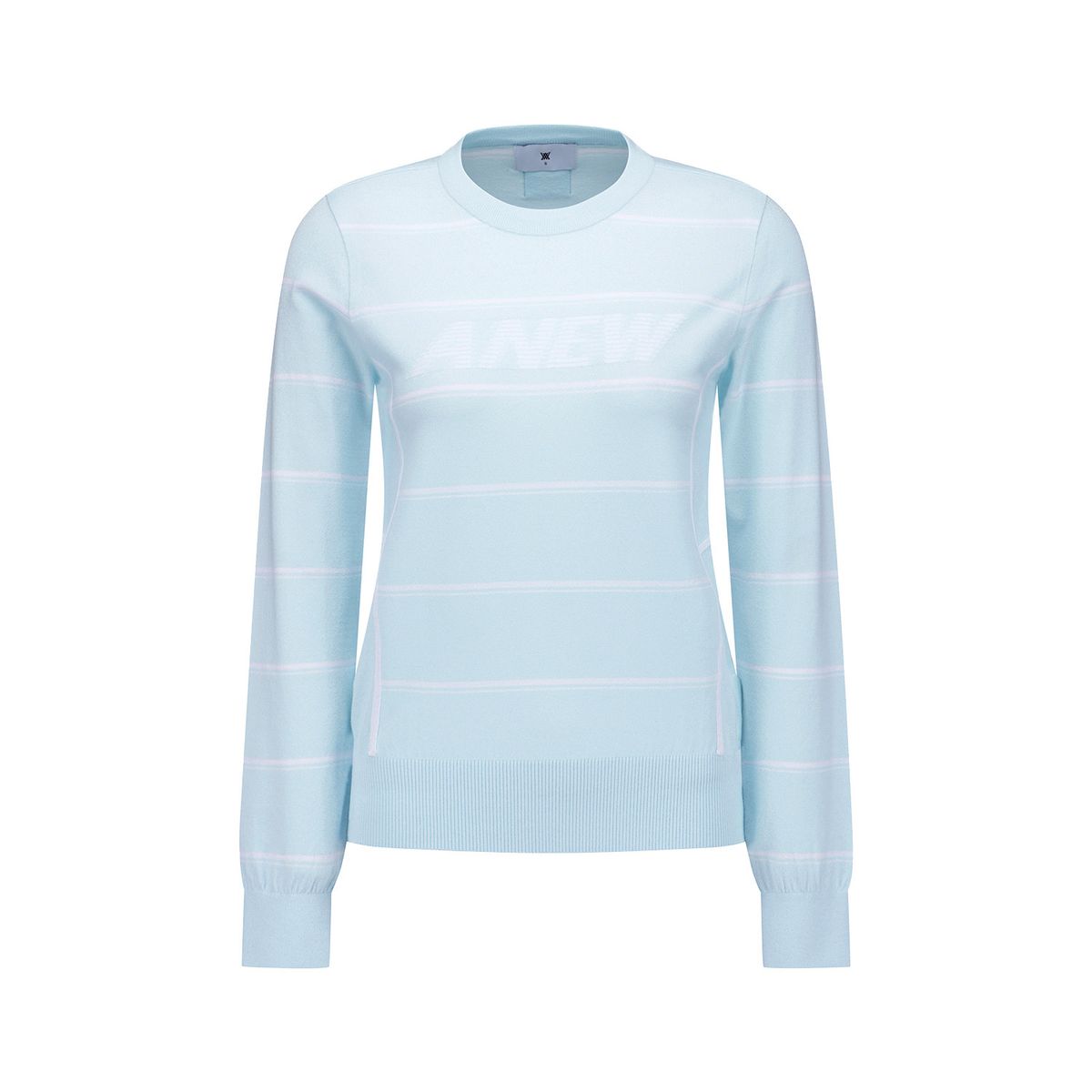 어뉴골프(ANEW GOLF) WOMEN STRIPE ROUND SWEATER_IB