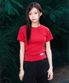Essential Rose Label T-Shirt [Red]