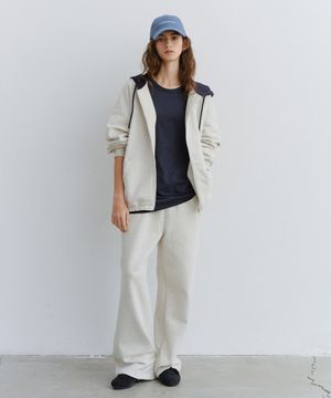 Play block hood zip-up