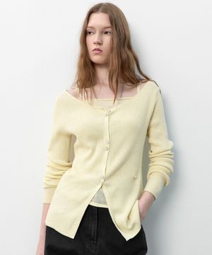 TALLI SOLID KNIT CARDIGAN (Z-CD-2228)