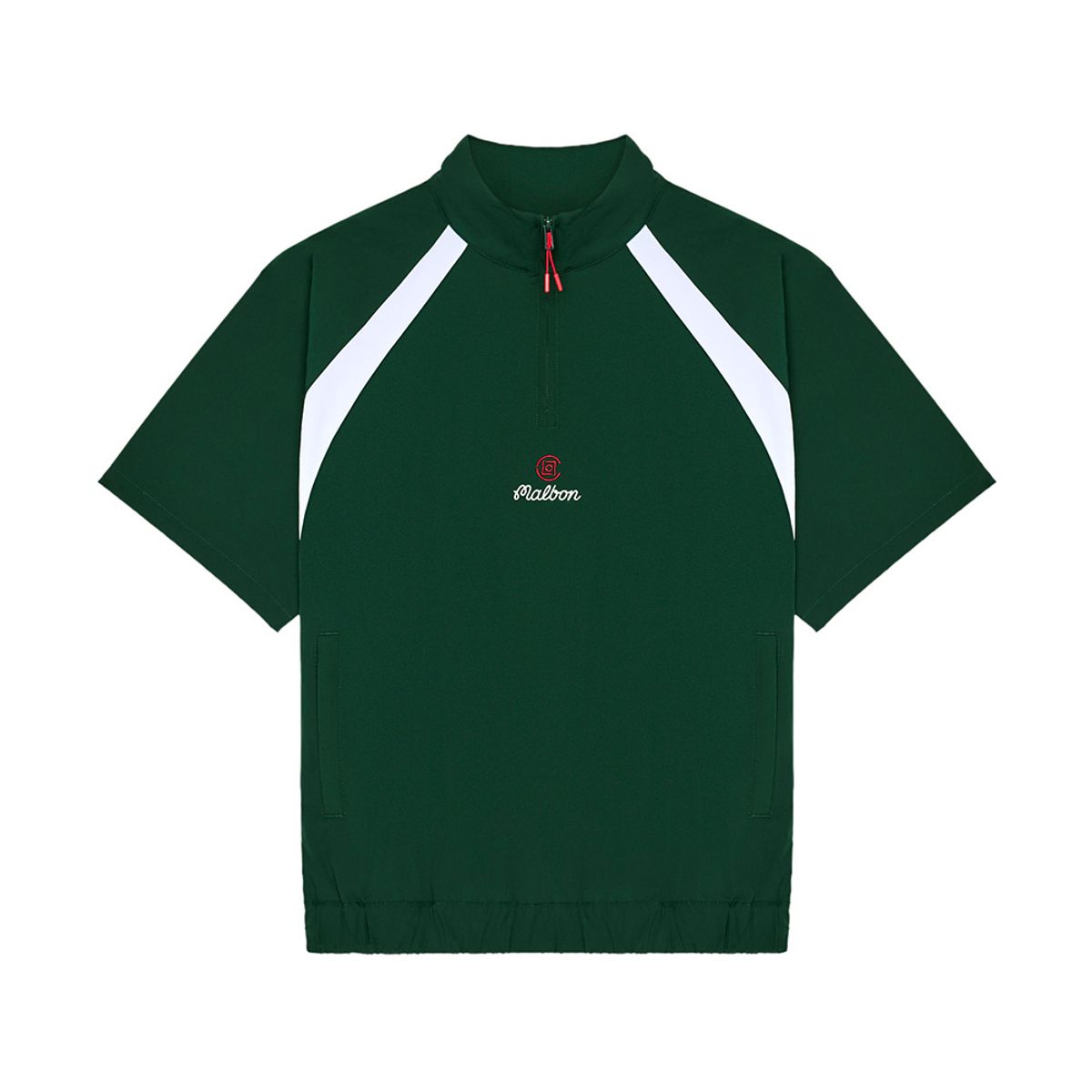 말본 골프(MALBON GOLF) [CLOT] 컬러 블록 반팔 자켓 GREEN (MAN)