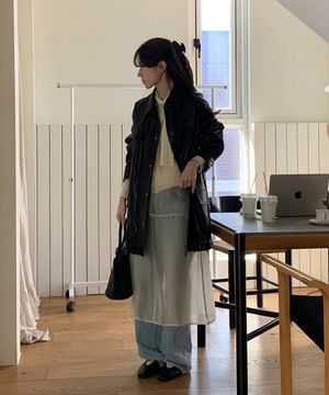 [알로하 PICK] Safari half leather jacket