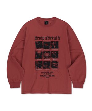 GEAR TILE LONGSLEEVE - RED