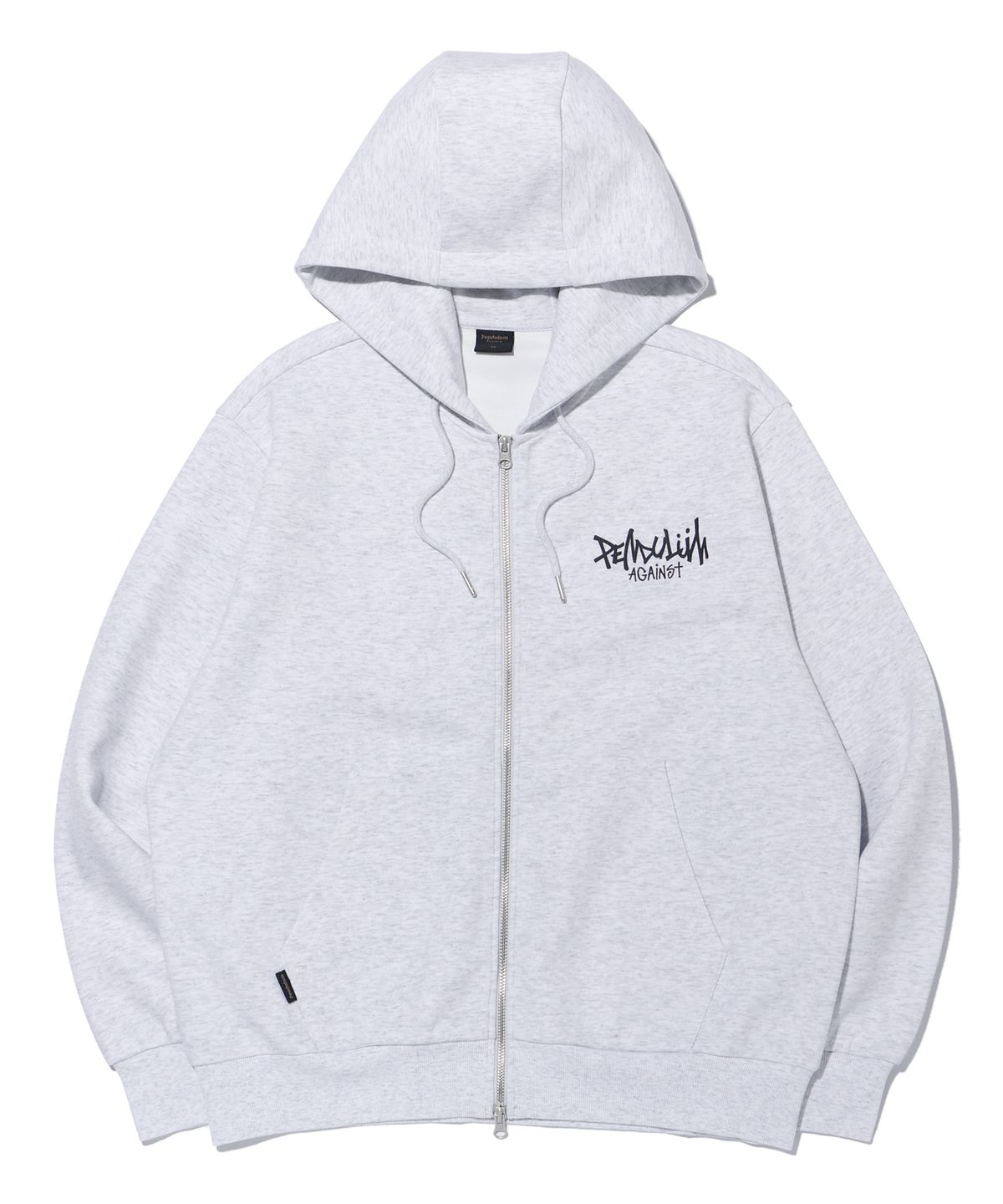 펜듈럼(PENDULUM) 백 로고 투웨이 후드집업 LQ1JU036_LIGHT GREY