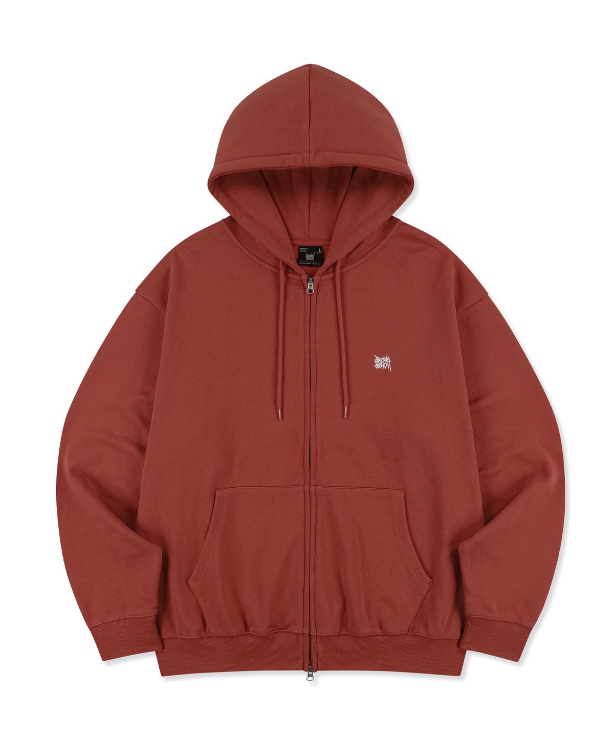 브라운브레스(BROWNBREATH) TAG HOOD ZIP UP - RED