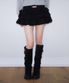 Rose Cancan Mini Skirt [Black]