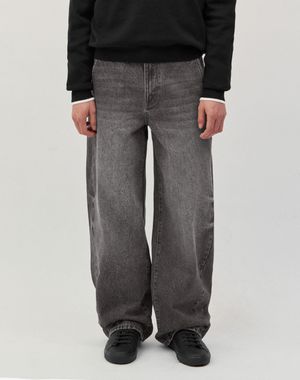 벤테르 세미 와이드 배럴 진 [그레이]