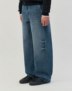 벤테르 세미 와이드 배럴 진 [블루]