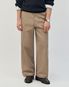 오르디 세미 와이드 코튼 치노 팬츠 [베이지]